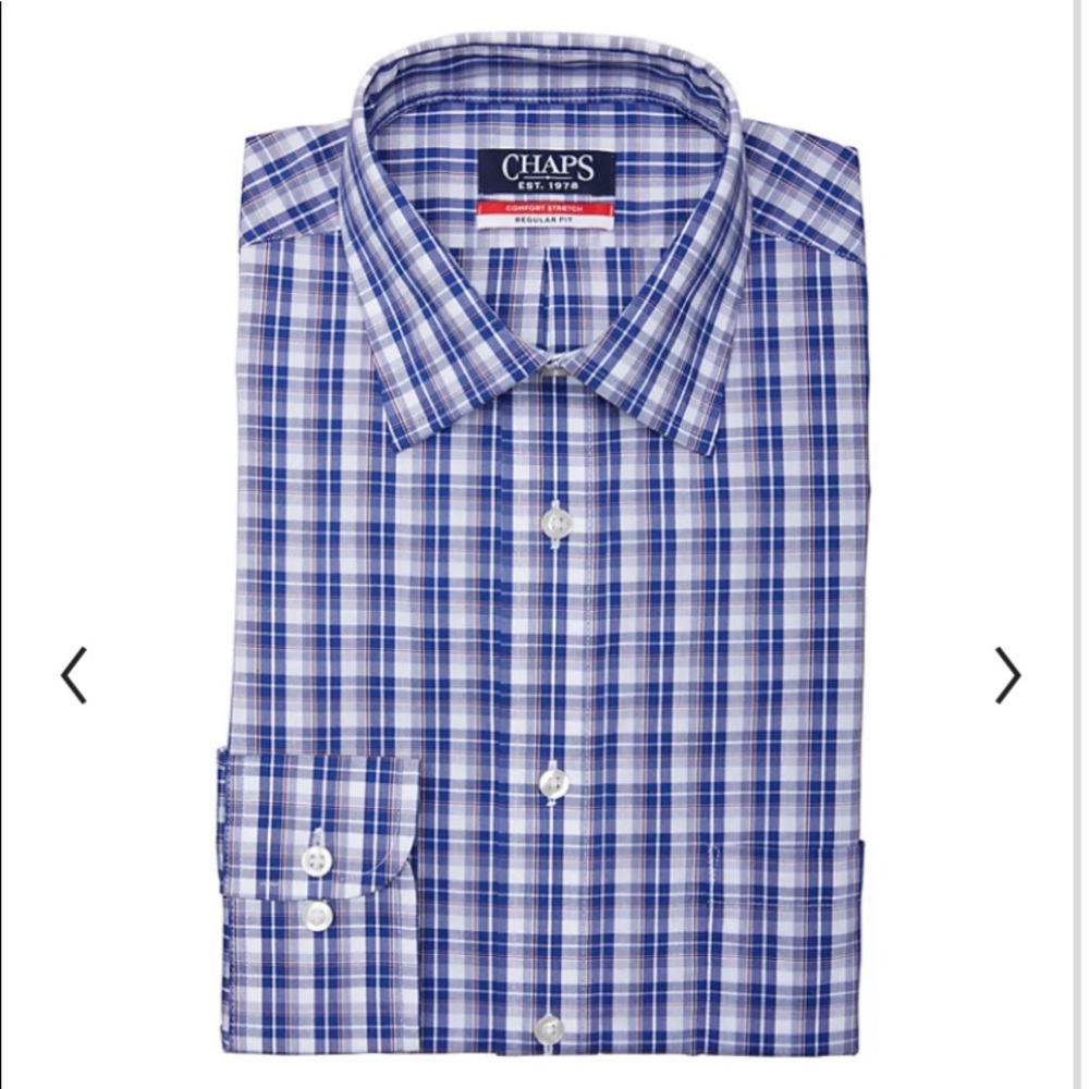 CHAPS: Regular Fit Comfort Stretch Long Sleeve